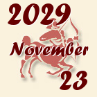 Nyilas, 2029. November 23