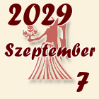 Szűz, 2029. Szeptember 7