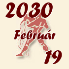 Vízöntő, 2030. Február 19