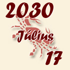 Rák, 2030. Július 17