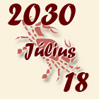 Rák, 2030. Július 18