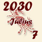 Rák, 2030. Július 7