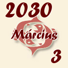 Halak, 2030. Március 3