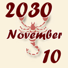 Skorpió, 2030. November 10