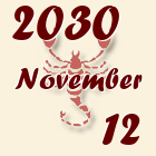 Skorpió, 2030. November 12