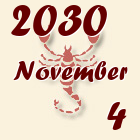 Skorpió, 2030. November 4