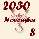 Skorpió, 2030. November 8