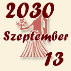 Szűz, 2030. Szeptember 13