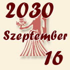 Szűz, 2030. Szeptember 16