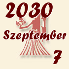 Szűz, 2030. Szeptember 7