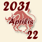 Bika, 2031. Április 22
