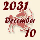 Nyilas, 2031. December 10