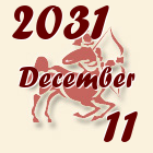 Nyilas, 2031. December 11