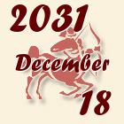 Nyilas, 2031. December 18