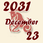 Bak, 2031. December 23