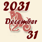Bak, 2031. December 31