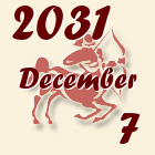Nyilas, 2031. December 7