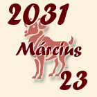 Kos, 2031. Március 23