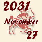 Nyilas, 2031. November 27