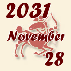 Nyilas, 2031. November 28