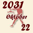 Mérleg, 2031. Október 22