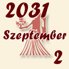 Szűz, 2031. Szeptember 2