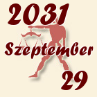 Mérleg, 2031. Szeptember 29