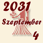 Szűz, 2031. Szeptember 4