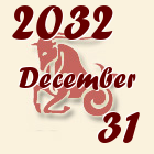 Bak, 2032. December 31