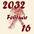 Vízöntő, 2032. Február 16