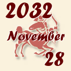 Nyilas, 2032. November 28