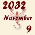 Skorpió, 2032. November 9
