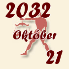 Mérleg, 2032. Október 21