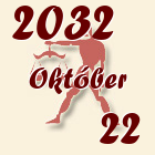 Mérleg, 2032. Október 22