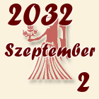Szűz, 2032. Szeptember 2