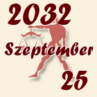 Mérleg, 2032. Szeptember 25