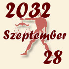 Mérleg, 2032. Szeptember 28