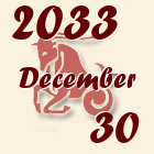 Bak, 2033. December 30
