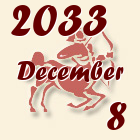 Nyilas, 2033. December 8