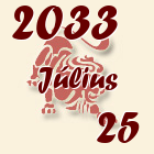 Oroszlán, 2033. Július 25