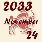 Nyilas, 2033. November 24