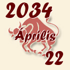 Bika, 2034. Április 22