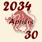 Bika, 2034. Április 30