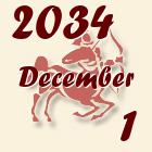 Nyilas, 2034. December 1