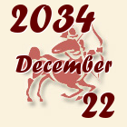 Nyilas, 2034. December 22