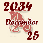 Bak, 2034. December 25