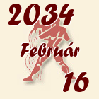 Vízöntő, 2034. Február 16
