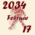 Vízöntő, 2034. Február 17