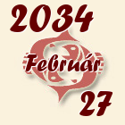 Halak, 2034. Február 27