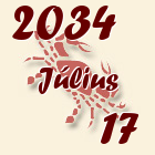 Rák, 2034. Július 17